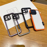 WOLMTT For iPhone 16 Pro Max Case Colorful Frame Soft TPU Clear Phone Cover