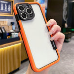 WOLMTT For iPhone 16 Pro Max Case Colorful Frame Soft TPU Clear Phone Cover