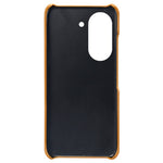 For Asus Zenfone 9 5G Calf Texture PU Leather Coated Hard PC Case Shockproof Protective Phone Cover