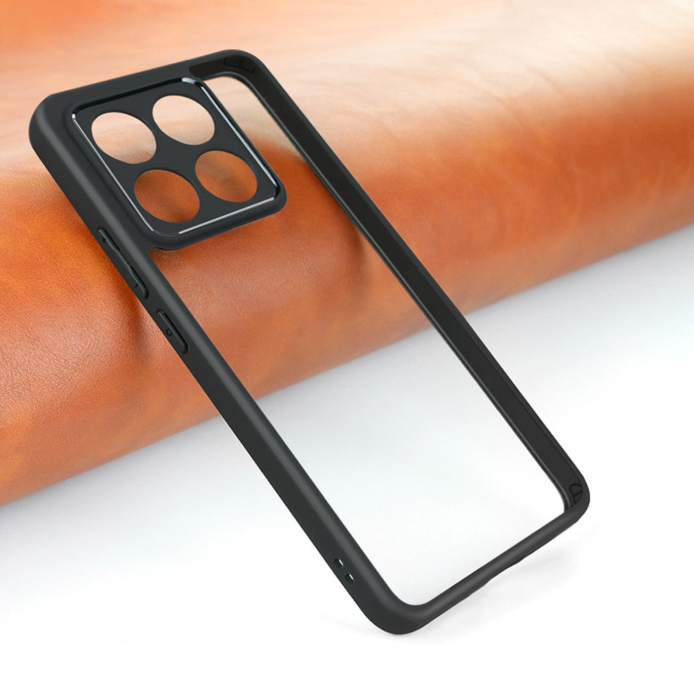 For Xiaomi 14T Case Shockproof PC+TPU Clear Back Phone Cover