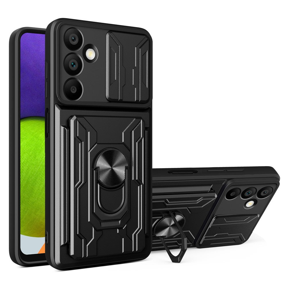 Samsung Galaxy A16 5G / A16 4G-skal PC+TPU-stativ bakstycke med kamerareglage