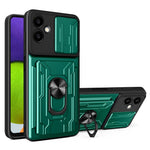 For Samsung Galaxy A06 4G Case PC+TPU Kickstand Phone Back Cover with Camera Slider