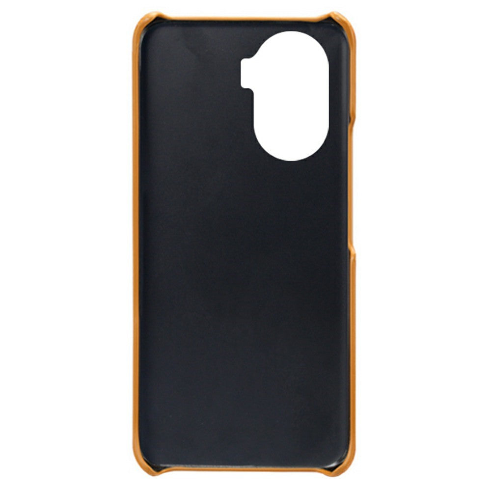 For Honor X40i 5G Slim Shockproof Phone Cover Calf Texture PU Leather Coated Hard PC Anti-Scratch Phone Case