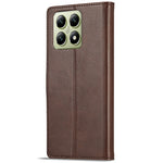 LC.IMEEKE For Xiaomi 14T Case Calf Texture PU Leather Stand Wallet Phone Cover