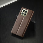 LC.IMEEKE For Xiaomi 14T Case Calf Texture PU Leather Stand Wallet Phone Cover