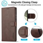 LC.IMEEKE For Xiaomi 14T Case Calf Texture PU Leather Stand Wallet Phone Cover