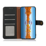 KHAZNEH For Xiaomi 14T Case Genuine Cow Leather RFID Blocking Wallet Phone Cover