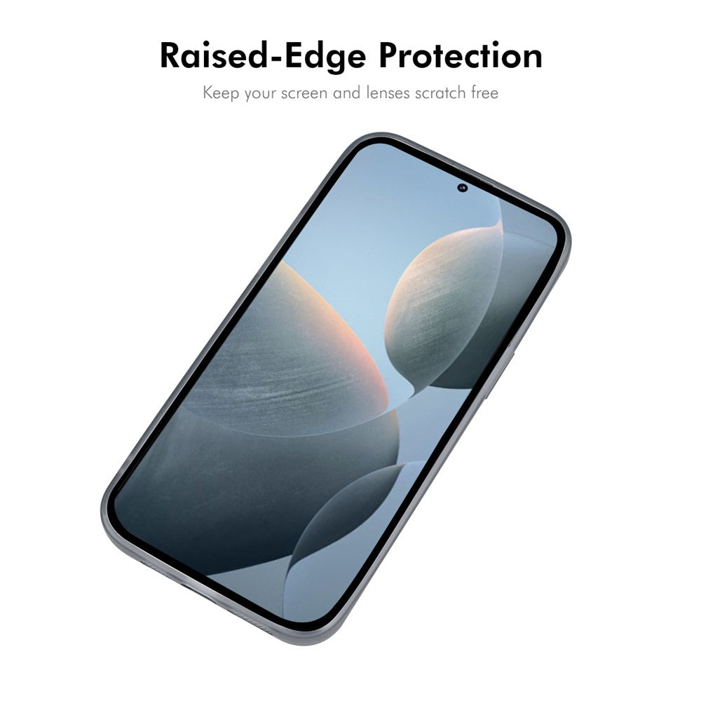 ENKAY HAT PRINCE För Xiaomi Redmi K70E 5G Skal Matt TPU mobilskal med Linsfilm + 9H Glasskydd
