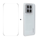 ENKAY HAT PRINCE For Xiaomi 14   Case Matte TPU Phone Cover with Lens Film + 9H Glass Protector