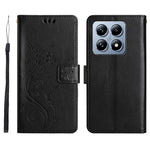 For Xiaomi 14T Pro Case Pattern Imprint PU Leather Phone Wallet Cover with Strap