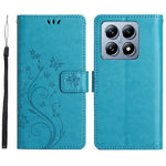 For Xiaomi 14T Pro Case Pattern Imprint PU Leather Phone Wallet Cover with Strap