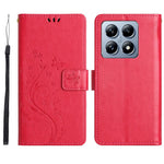 For Xiaomi 14T Pro Case Pattern Imprint PU Leather Phone Wallet Cover with Strap