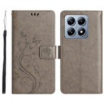 For Xiaomi 14T Pro Case Pattern Imprint PU Leather Phone Wallet Cover with Strap