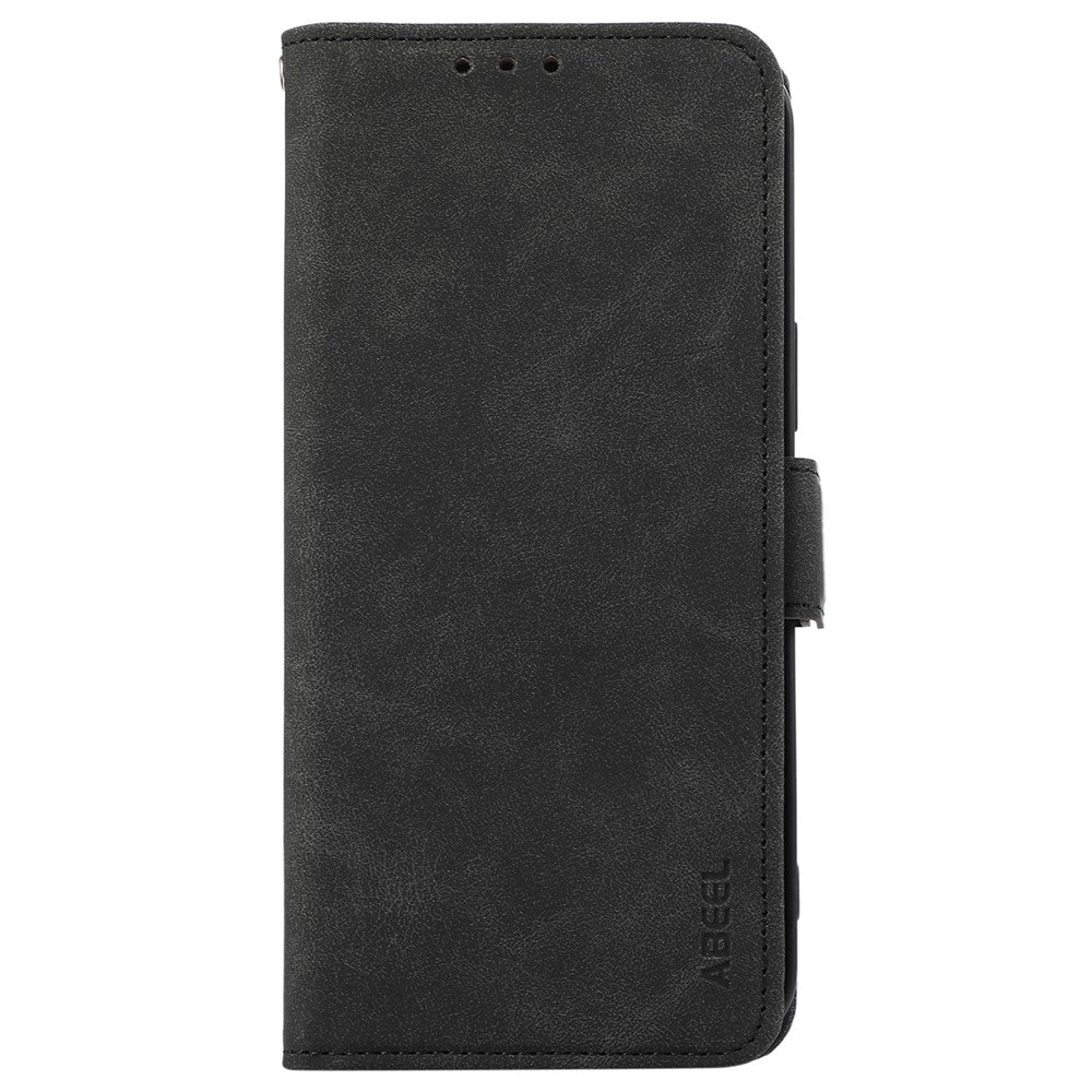 ABEEL For Samsung Galaxy S25 Ultra Case PU Leather Folio Stand View RFID Blocking Phone Cover