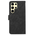 ABEEL For Samsung Galaxy S25 Ultra Case PU Leather Folio Stand View RFID Blocking Phone Cover