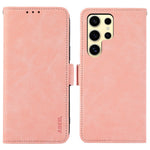 ABEEL For Samsung Galaxy S25 Ultra Case PU Leather Folio Stand View RFID Blocking Phone Cover