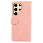 ABEEL For Samsung Galaxy S25 Ultra Case Color Splicing Leather Flip Phone Cover RFID Blocking