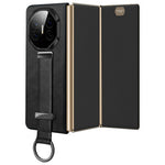 SULADA Fashion Series for Huawei Mate XT Ultimate Case Wristband Kickstand Leather+PC Back Phone Cover