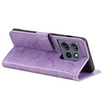 Motorola Edge 60 Neo 5G / Edge 50 Neo 5G / Moto S50 5G / ThinkPhone 25 5G-cover med trykt totemmønster i PU-læder, tegnebogsetui, mobilcover