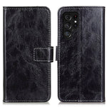 For Samsung Galaxy S25 Ultra Case Crazy Horse Texture Leather Phone Wallet Cover