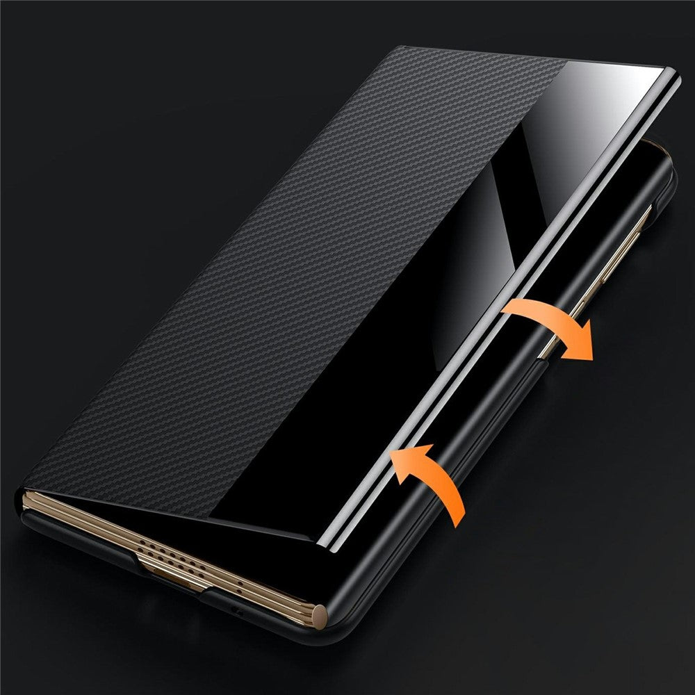 SULADA For Huawei Mate XT Ultimate Case View Window Leather Phone Cover with Auto Wake / Sleep