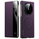 SULADA For Huawei Mate XT Ultimate Case View Window Leather Phone Cover with Auto Wake / Sleep