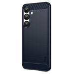 MOFI JK TPU Series-1-cover til Samsung Galaxy S25 med kulfiberstruktur, blødt TPU-mobilcover