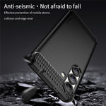 MOFI JK TPU Series-1-cover til Samsung Galaxy S25 med kulfiberstruktur, blødt TPU-mobilcover