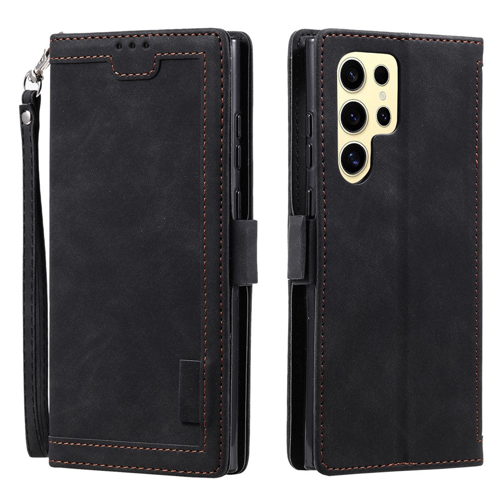 For Samsung Galaxy S25 Ultra Wallet Case RFID Blocking Stand Leather Phone Cover