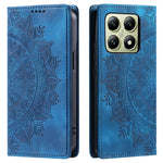 Style 010 For Xiaomi 14T Pro Case Mandala Pattern Magnetic Closing Leather Phone Cover