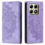 Style 010 For Xiaomi 14T Pro Case Mandala Pattern Magnetic Closing Leather Phone Cover