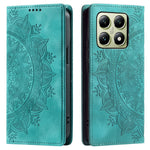 Style 010 For Xiaomi 14T Pro Case Mandala Pattern Magnetic Closing Leather Phone Cover