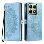 Style 016 For Xiaomi 14T Pro Case Skin Feel Totem Imprinted Wallet Leather Phone Cover