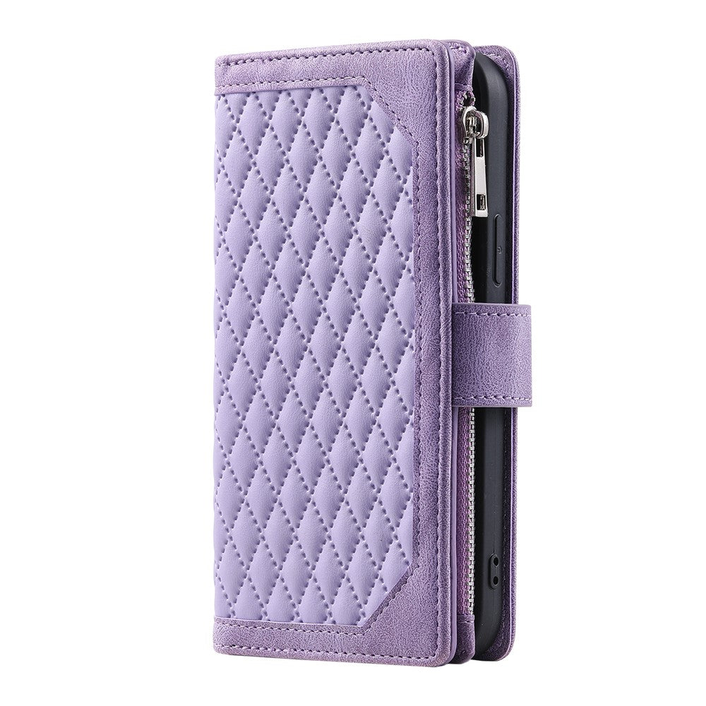 Style 005 For Xiaomi 14T Pro Wallet Case Rhombus Stitching Line PU Leather Phone Cover