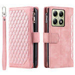 Style 005 For Xiaomi 14T Pro Wallet Case Rhombus Stitching Line PU Leather Phone Cover