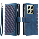Style 005 For Xiaomi 14T Pro Wallet Case Rhombus Stitching Line PU Leather Phone Cover