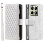 Style 005 For Xiaomi 14T Pro Wallet Case Rhombus Stitching Line PU Leather Phone Cover