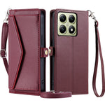 For Xiaomi 14T Pro Leather Case Wallet Stand Phone Cover with Straps