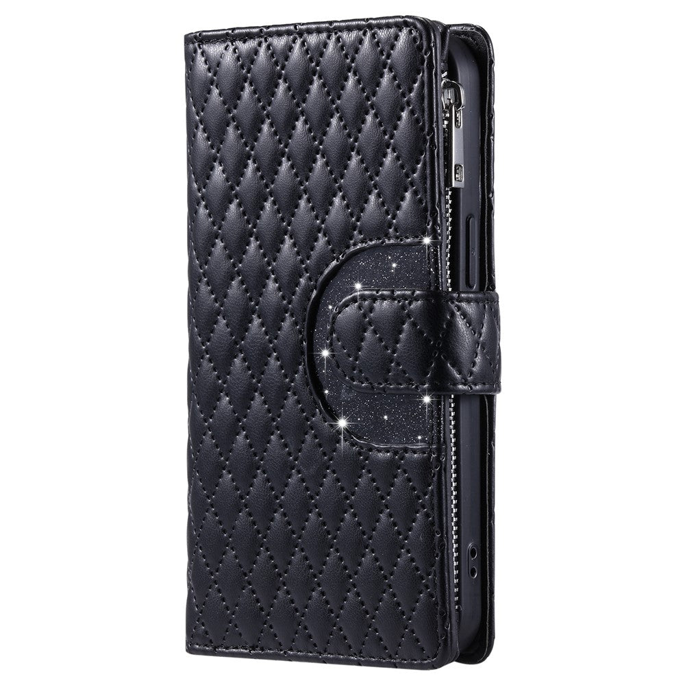 Style 012 for Xiaomi 14T Pro Case Zipper Pocket Glitter Leather Phone Cover