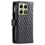 Style 012 for Xiaomi 14T Pro Case Zipper Pocket Glitter Leather Phone Cover