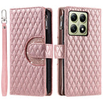 Style 012 for Xiaomi 14T Pro Case Zipper Pocket Glitter Leather Phone Cover