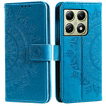 For Xiaomi 14T Pro Case Imprinted Totem PU Leather Wallet Stand Phone Cover