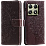 For Xiaomi 14T Pro Case Imprinted Totem PU Leather Wallet Stand Phone Cover