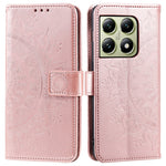 For Xiaomi 14T Pro Case Imprinted Totem PU Leather Wallet Stand Phone Cover