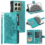 Style 006 For Xiaomi 14T Pro Wallet Case PU Leather Phone Cover Mandala Flower Pattern