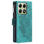 Style 006 For Xiaomi 14T Pro Wallet Case PU Leather Phone Cover Mandala Flower Pattern