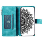 Style 006 For Xiaomi 14T Pro Wallet Case PU Leather Phone Cover Mandala Flower Pattern