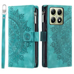 Style 006 For Xiaomi 14T Pro Wallet Case PU Leather Phone Cover Mandala Flower Pattern