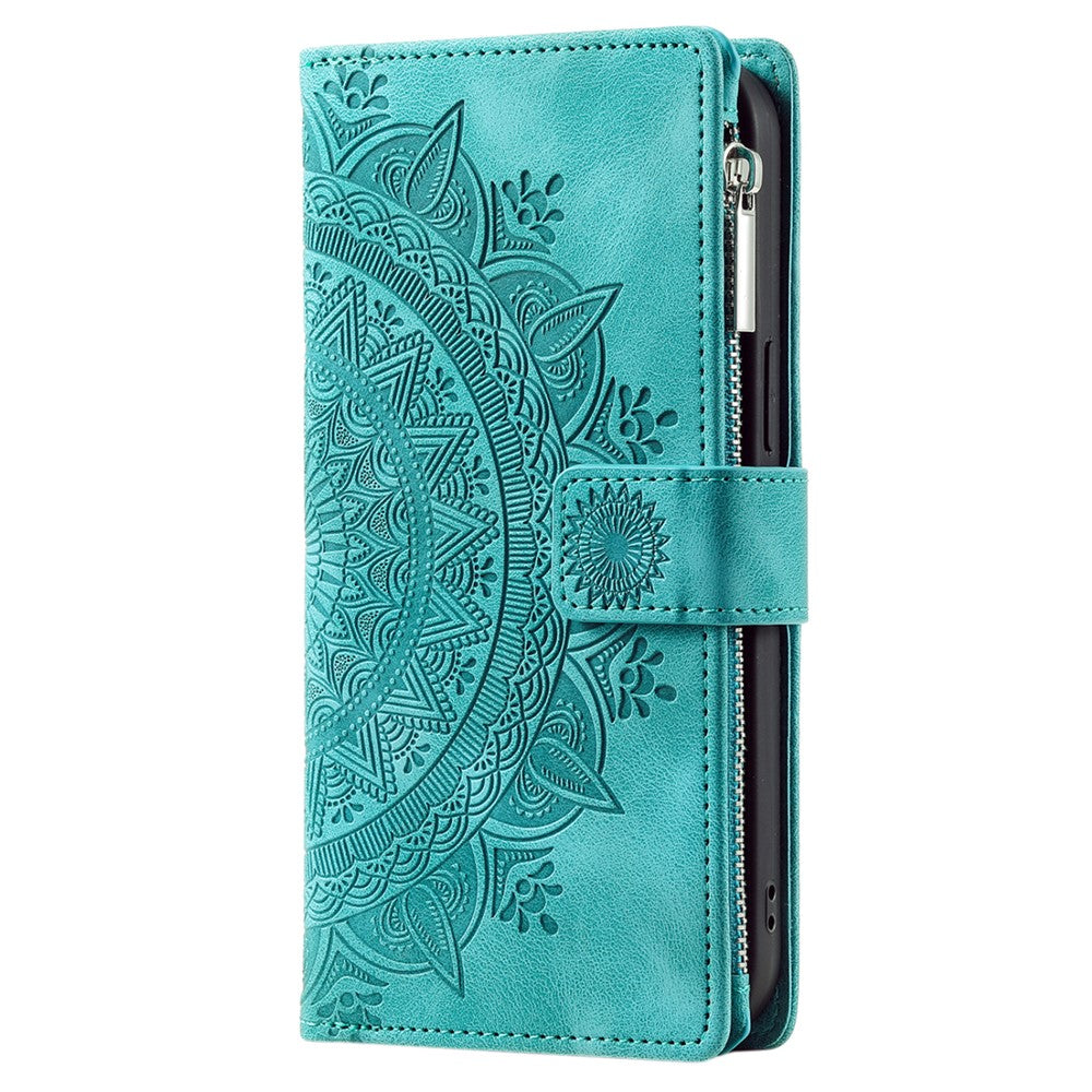 Style 006 For Xiaomi 14T Pro Wallet Case PU Leather Phone Cover Mandala Flower Pattern