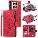 Style 006 For Xiaomi 14T Pro Wallet Case PU Leather Phone Cover Mandala Flower Pattern